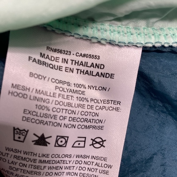 Nike Women’s Activewear Breathable Windbreaker Jacket Blue XL - Picture 6 of 8